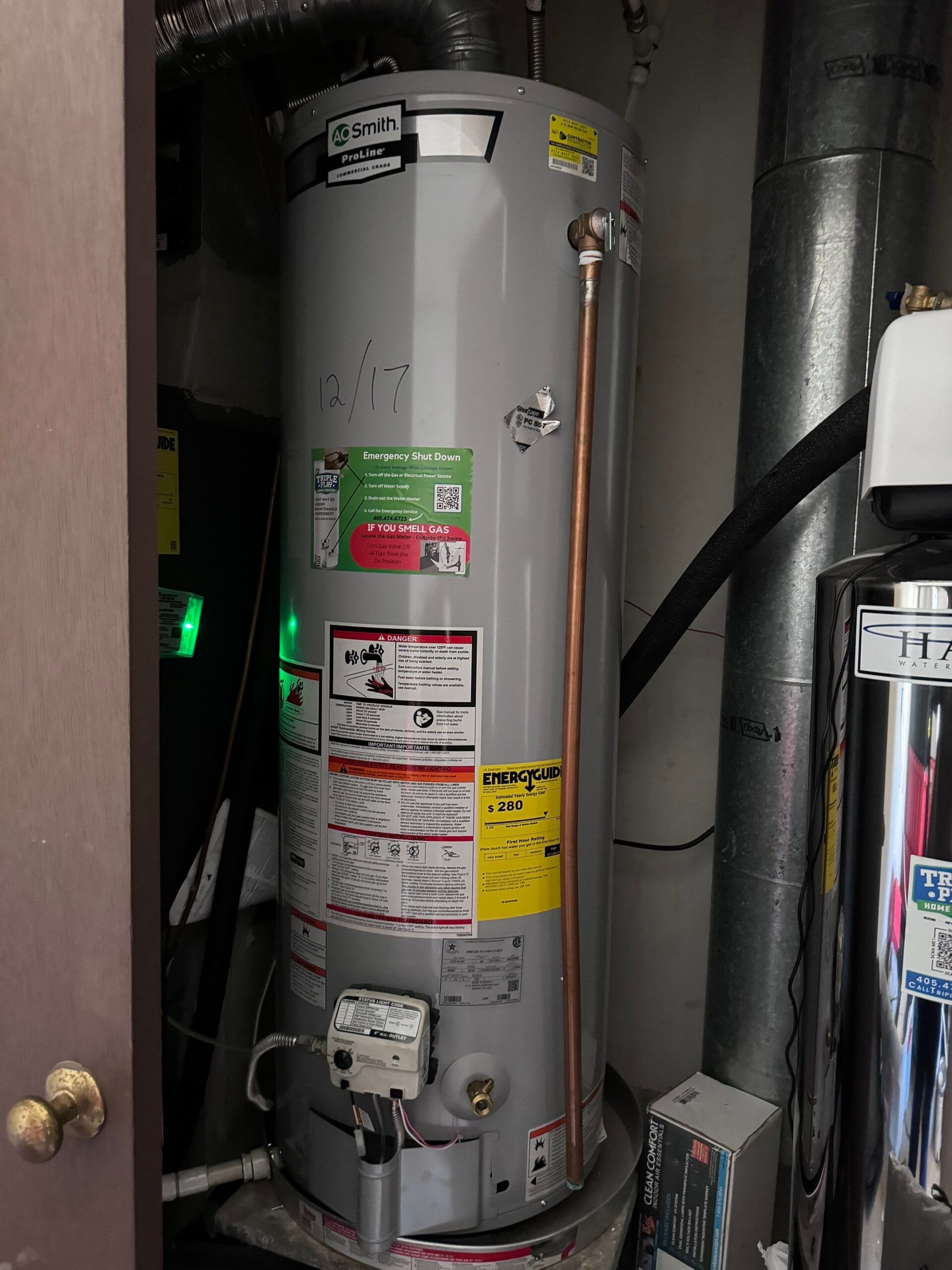 Hot Water Tank Install